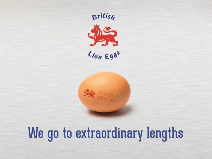 Front cover of a PDF outlining the benefits of using Lion eggs in foodservice