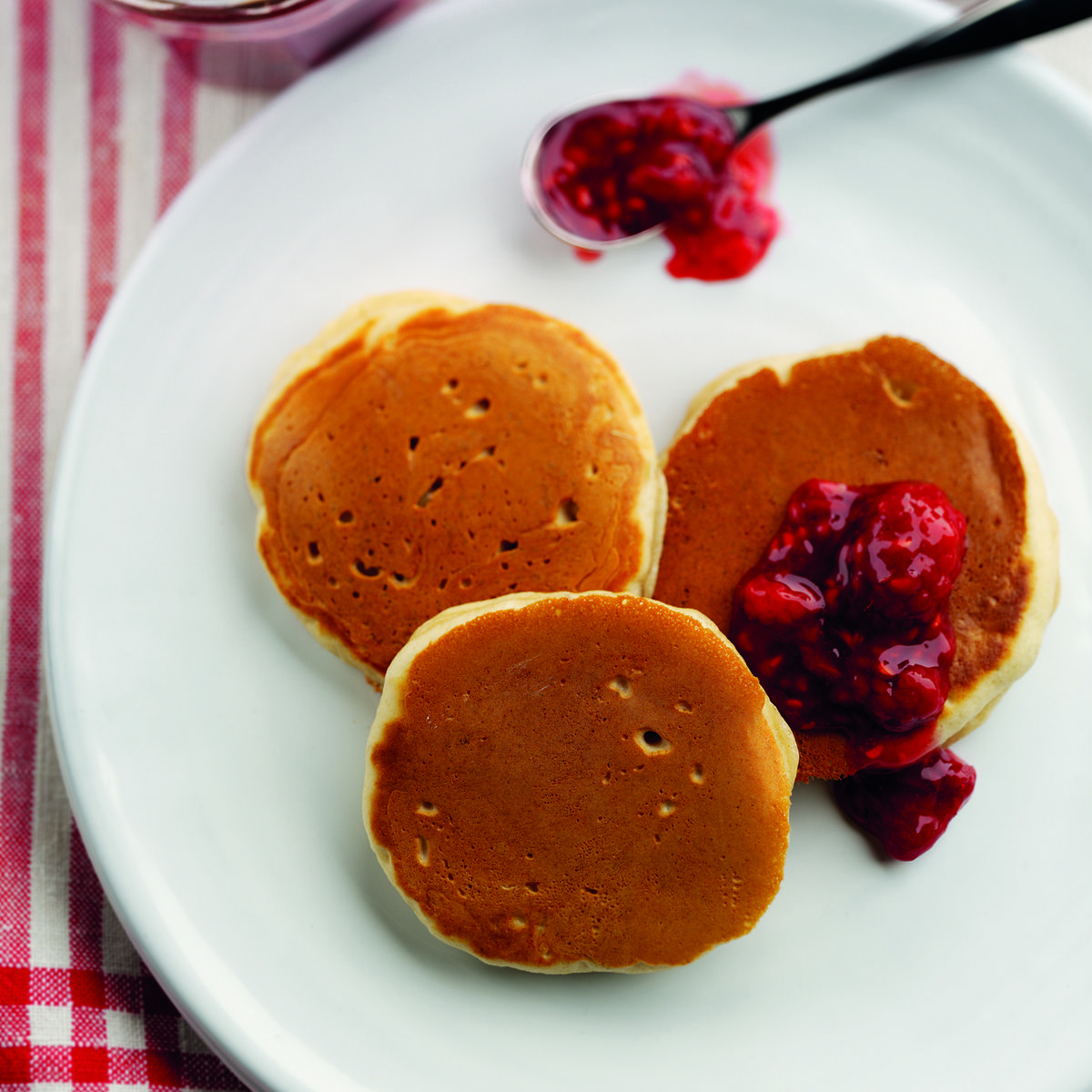 Pancakes Flavoured with Heather Honey