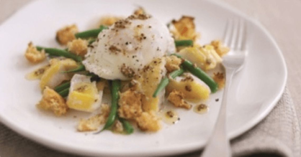 Haddock with poached egg