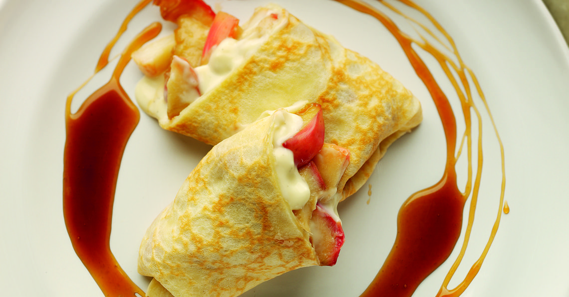 Toffee Apple Crêpes