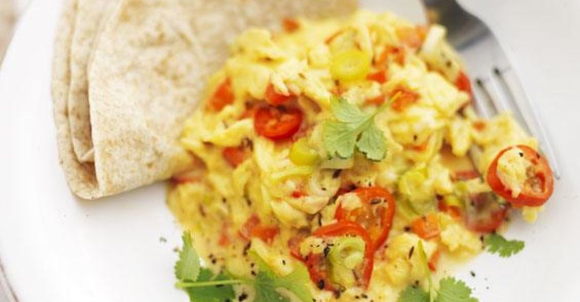 Indian scrambled eggs