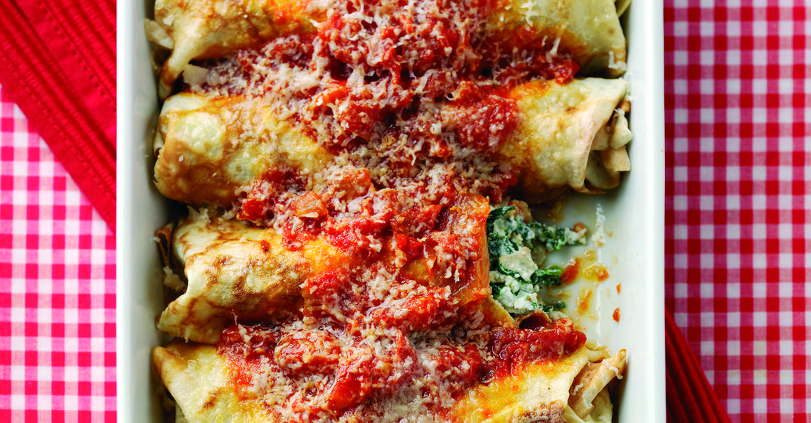 Italian crespelle pancakes