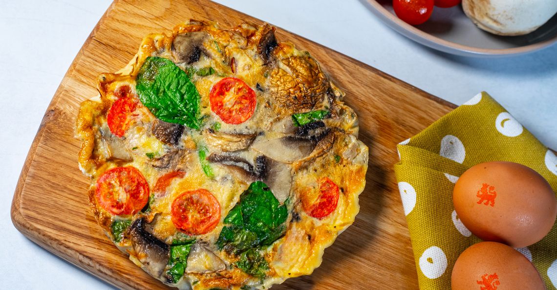 Air fryer frittata