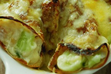 Smoked haddock and leek pancakes