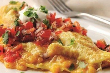 Chilli cheese & jalapeno omelette