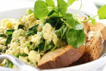 Low calorie easy scrambled eggs (microwave recipe)