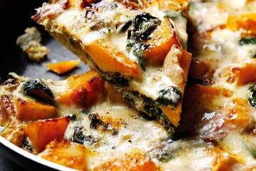 Spinach and squash frittata 