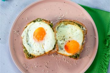 Air fryer fried eggs